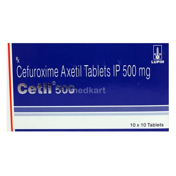 cetil 500mg tablet 10's